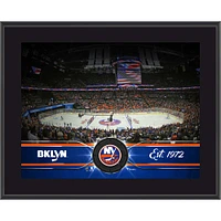 Plaque d'équipe sublimée New York Islanders 10,5" x 13"