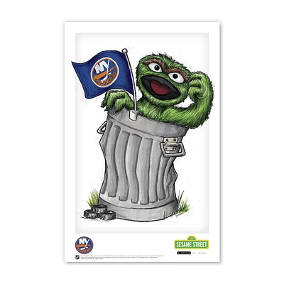 New York Islanders 11" x 17" Sesame Street Print
