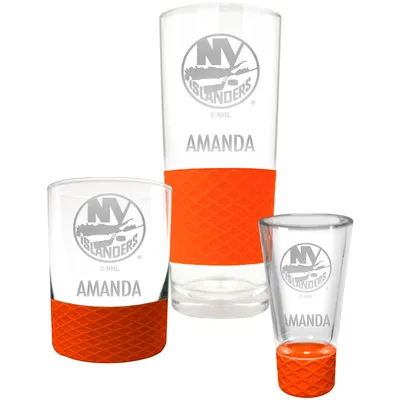 New York Islanders 3-Piece Personalized Homegating Drinkware Set