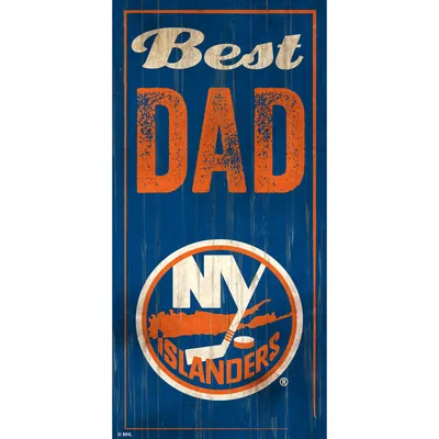 New York Islanders 6" x 12" Best Dad Sign