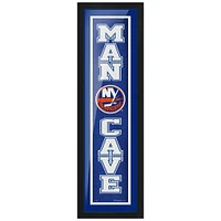 New York Islanders - 6'' x 22'' Man Cave Framed Sign