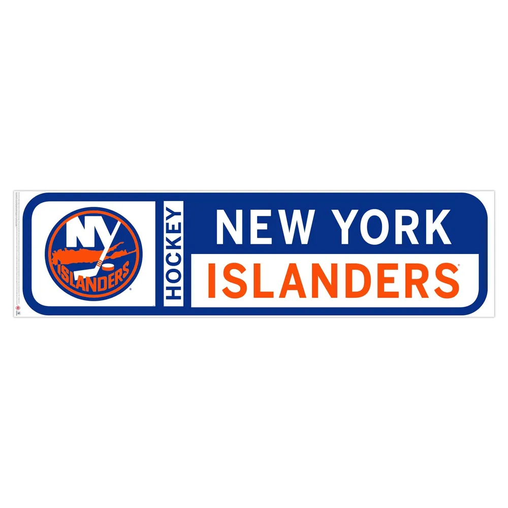 New York Islanders - 90'' x 23'' Sticker mural repositionnable avec logo d'équipe