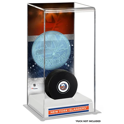 Grand étui de luxe pour rondelle de hockey des Islanders de New York