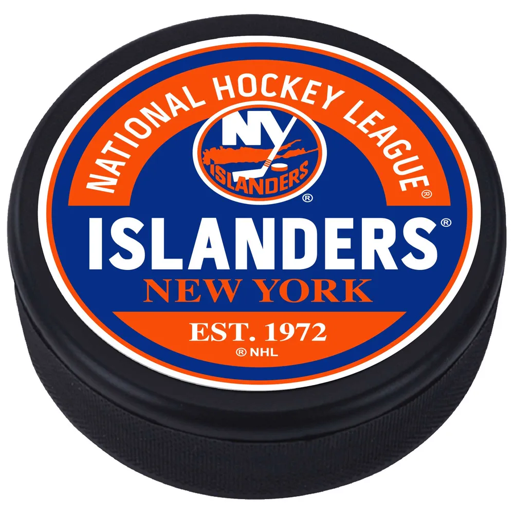 New York Islanders - Rondelle texturée à logo bloc