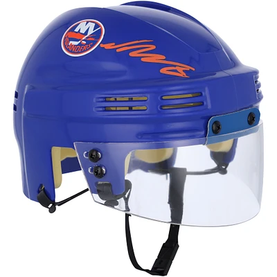 Casque mini bleu autographié par Noah Dobson des Islanders de New York