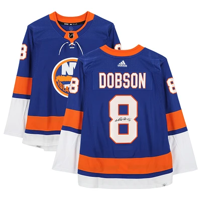 Noah Dobson New York Islanders Maillot authentique autographié Royal adidas