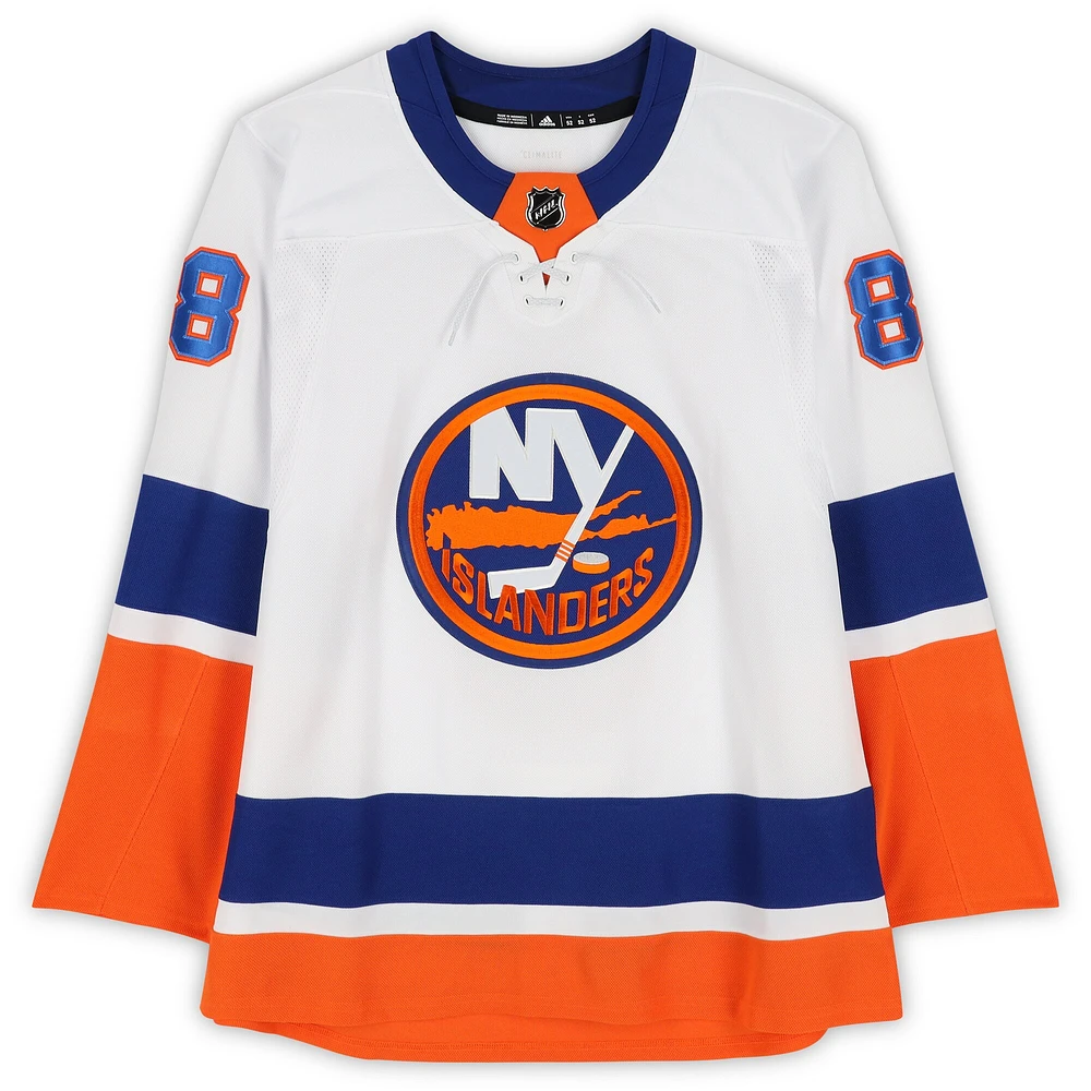 Noah Dobson New York Islanders Maillot adidas authentique autographié blanc