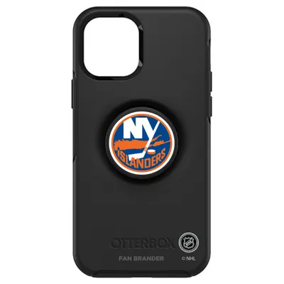 New York Islanders OtterBox Otter+Pop PopSocket Symmetry iPhone Case - Black