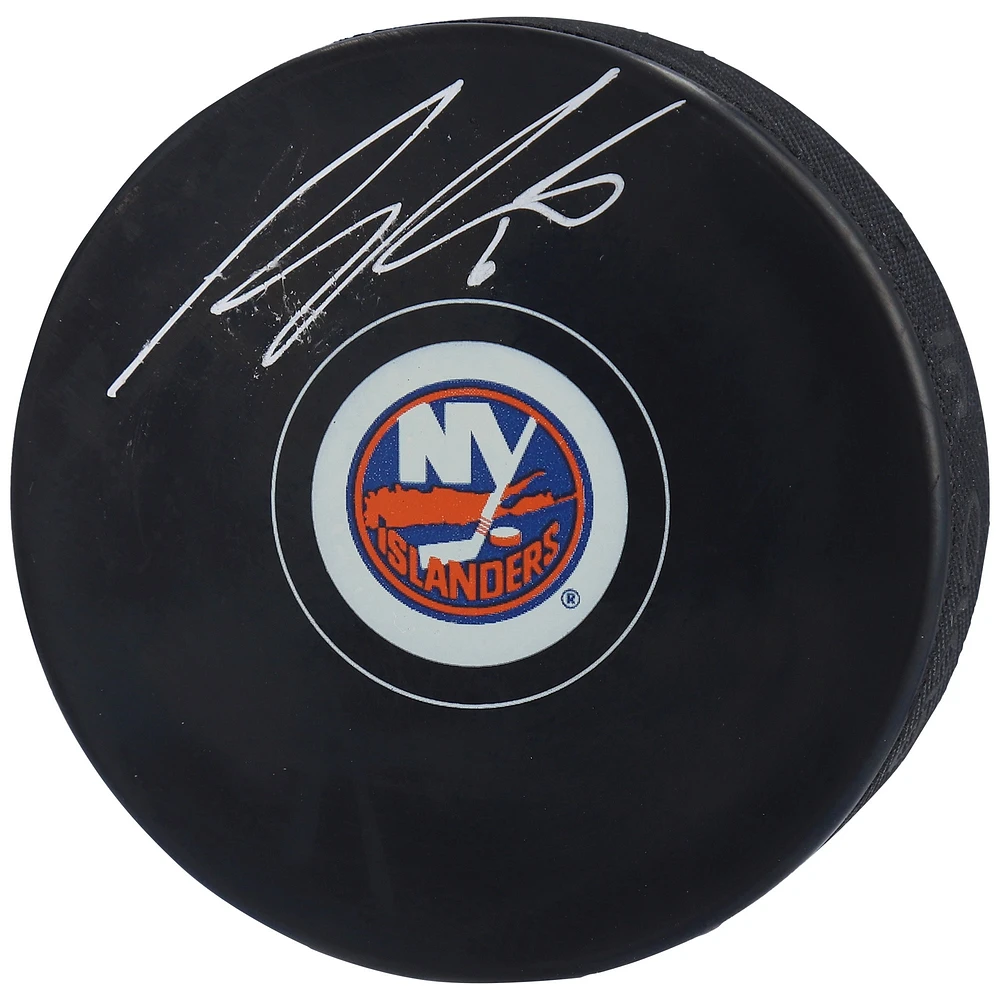 Rondelle de hockey autographiée par Ryan Pulock des Islanders de New York
