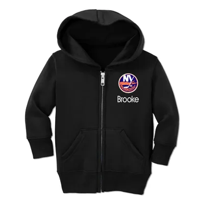 Women's Antigua Black New York Islanders Victory Full-Zip Jacket Size: Medium