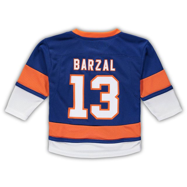 Maillot de joueur réplique à domicile des Royal New York Islanders Mathew Barzal pour tout-petit