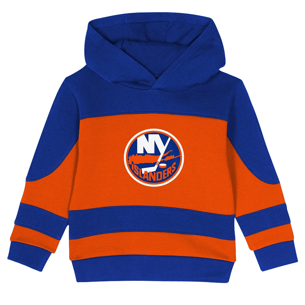 Toddler Navy/Orange New York Islanders Puck Hero Fleece Hoodie and Sweatpants Set