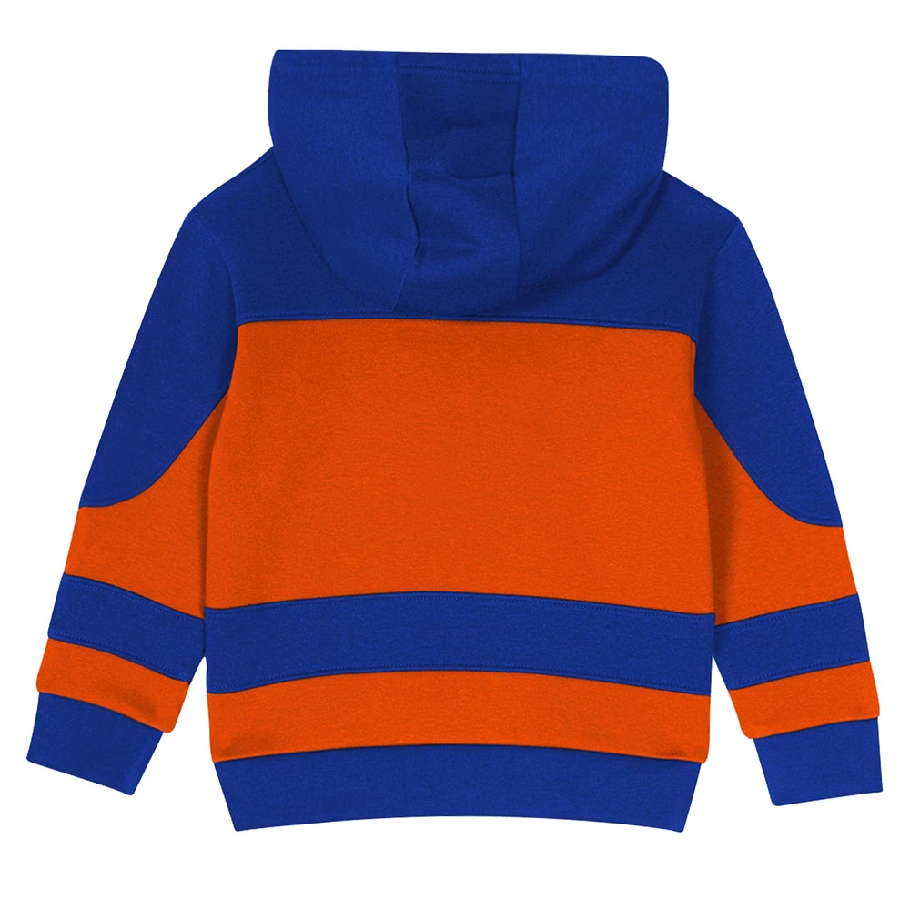 Toddler Navy/Orange New York Islanders Puck Hero Fleece Hoodie and Sweatpants Set