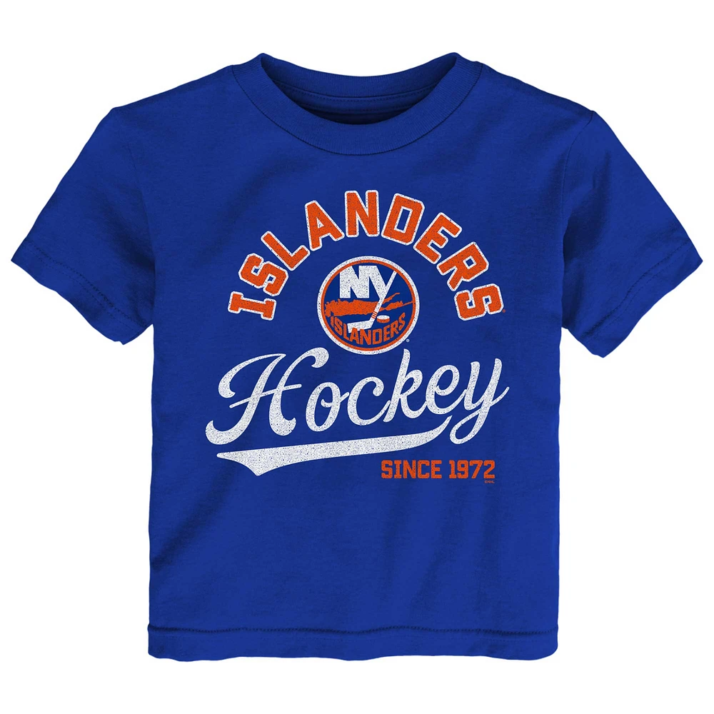 T-shirt pour tout-petits des Royal New York Islanders prennent les devants