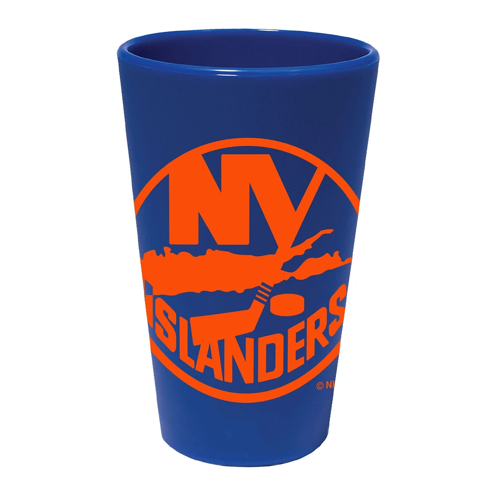 WinCraft Islanders de New York 16oz. Verre à pinte en silicone couleur équipe