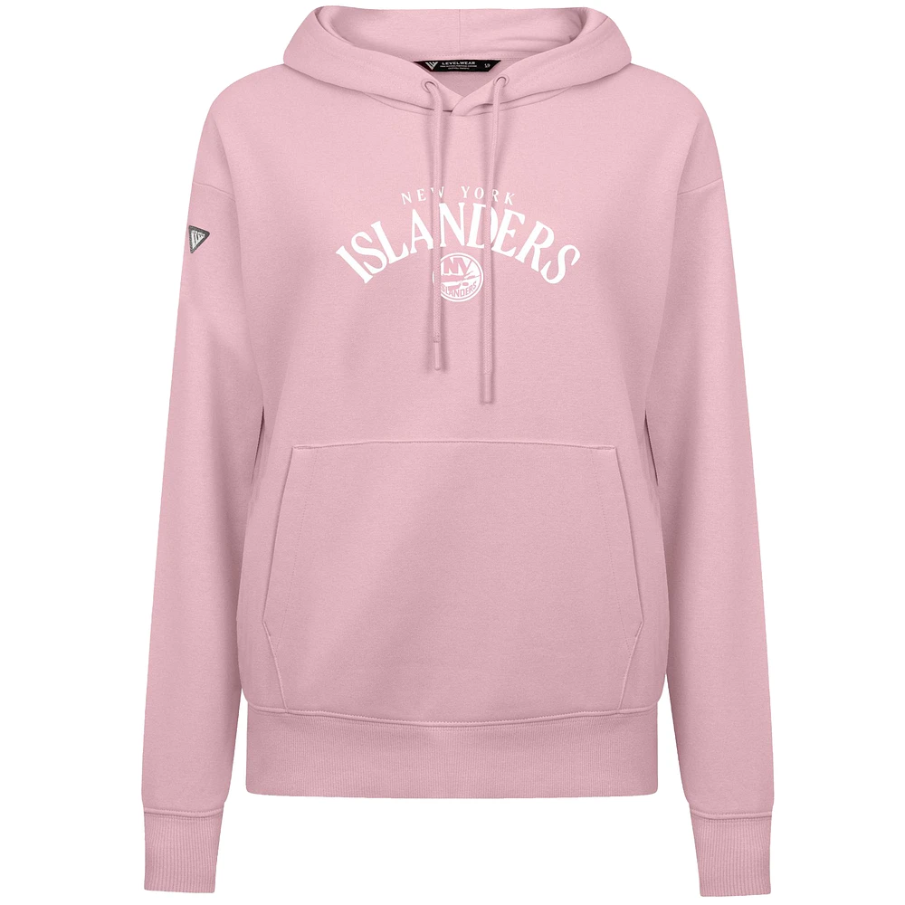 Women's Levelwear  Light Pink New York Islanders Mother's Day Adorn Pullover Hoodie
