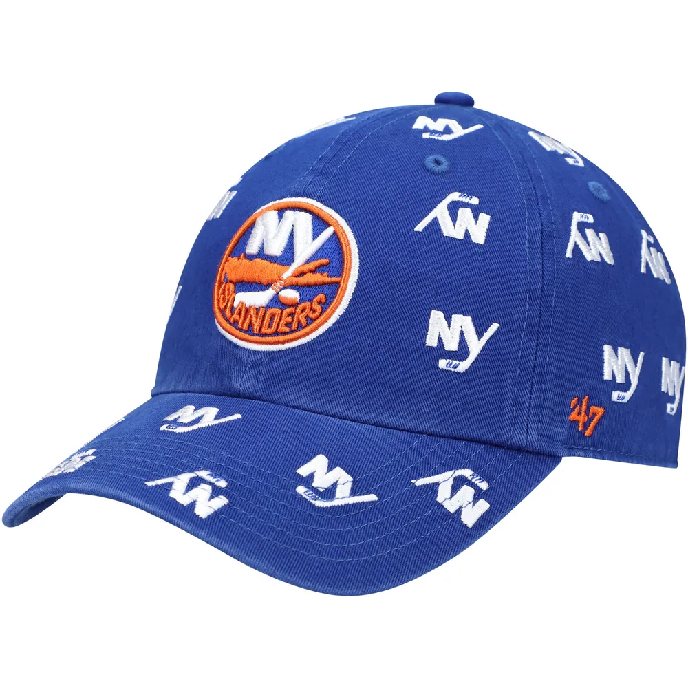 Casquette réglable '47 Royal New York Islanders Confetti Clean Up Logo pour femme