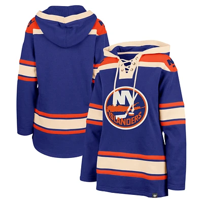 Sweat à capuche lacets supérieur pour femme '47 Royal New York Islanders