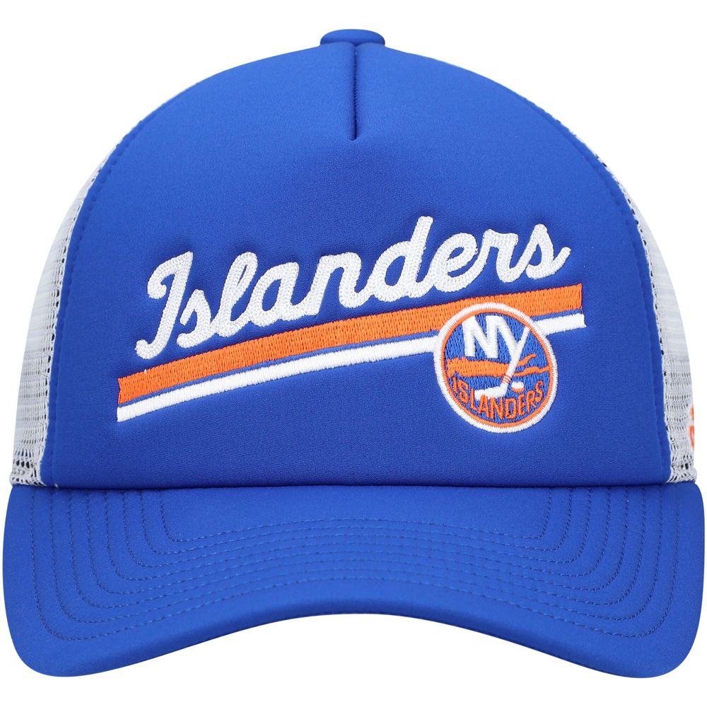 Women's adidas Royal/White New York Islanders Foam Trucker Snapback Hat