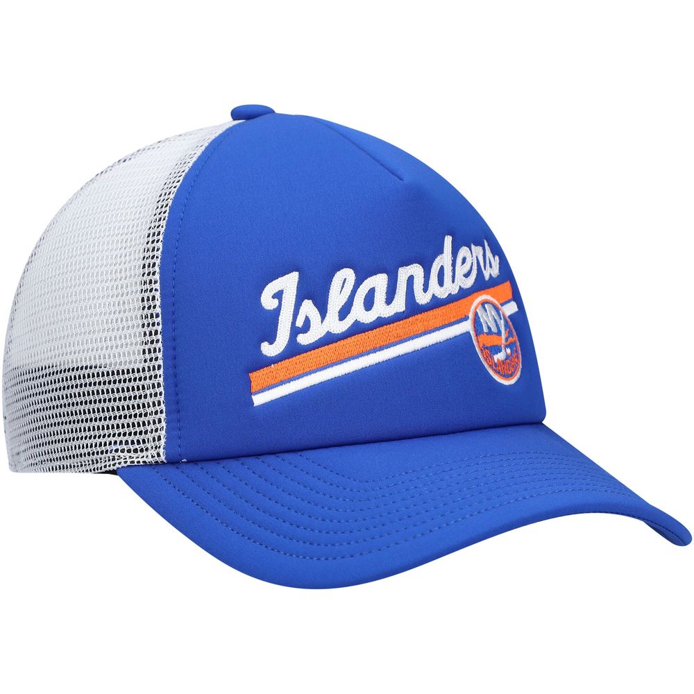 Women's adidas Royal/White New York Islanders Foam Trucker Snapback Hat