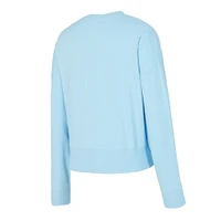 Women's Concepts Sport Light Blue New York Islanders Tonal Pullover Sweatshirt