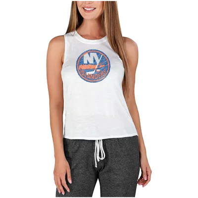 New York Yankees Concepts Sport Women's Gable Knit Tank - White