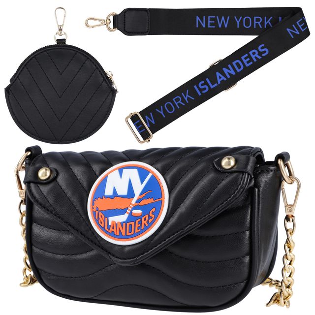 Cuce New York Islanders Sac à bandoulière en cuir végétalien pour femmes