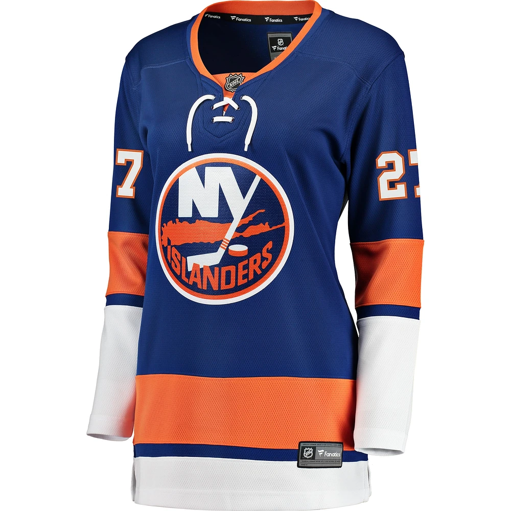 Maillot de joueur échappée Fanatics Anders Lee Royal des Islanders New York pour femmes