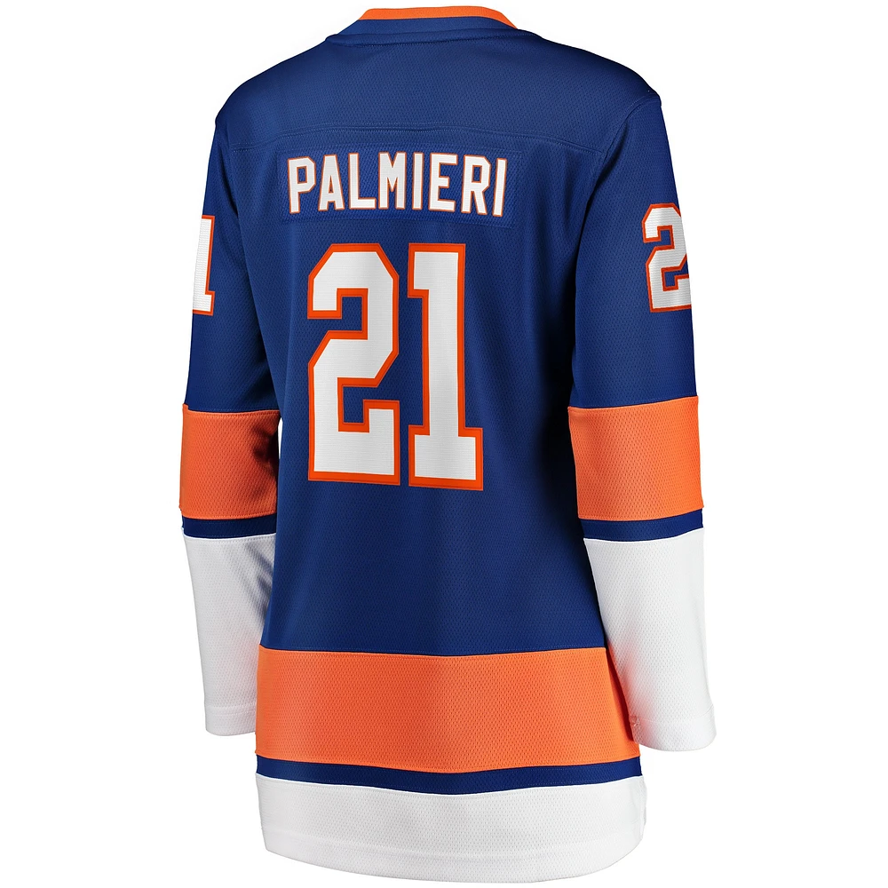 Fanatics pour femmes Kyle Palmieri Royal New York Islanders Home Breakaway Replica Maillot