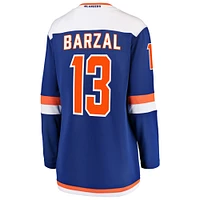 Maillot Breakaway alternatif bleu Fanatics Mathew Barzal pour femmes des Islanders de New York