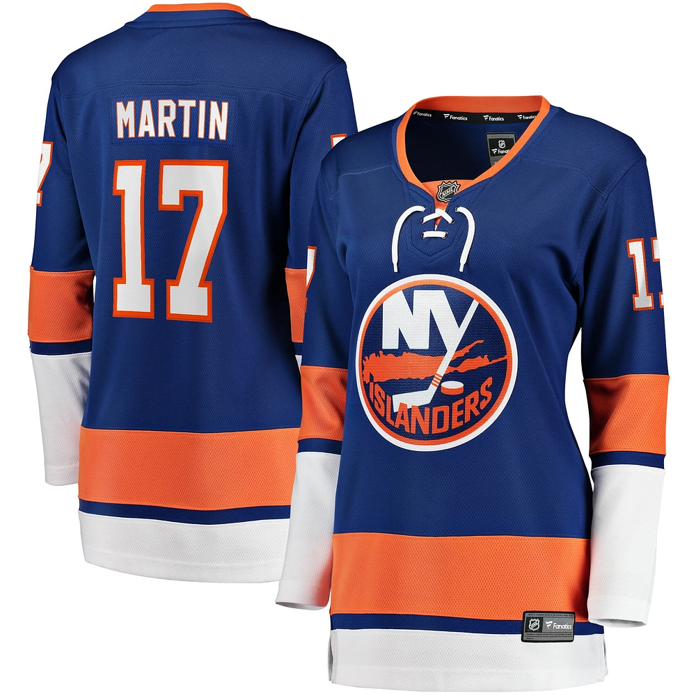 Women's Fanatics Matt Martin Royal New York Islanders Home Team Breakaway Player Jersey