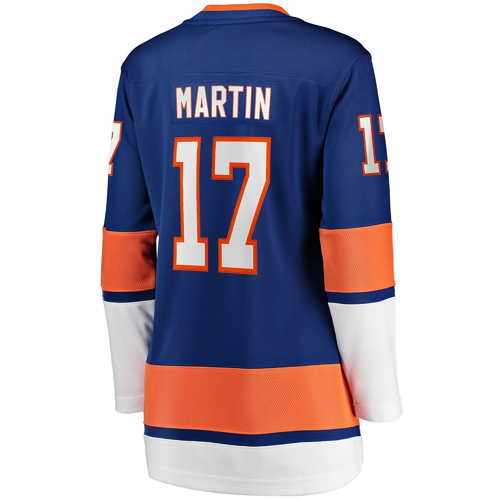 Fanatics pour femmes Matt Martin Royal New York Islanders Maillot de joueur échappé l'équipe à domicile