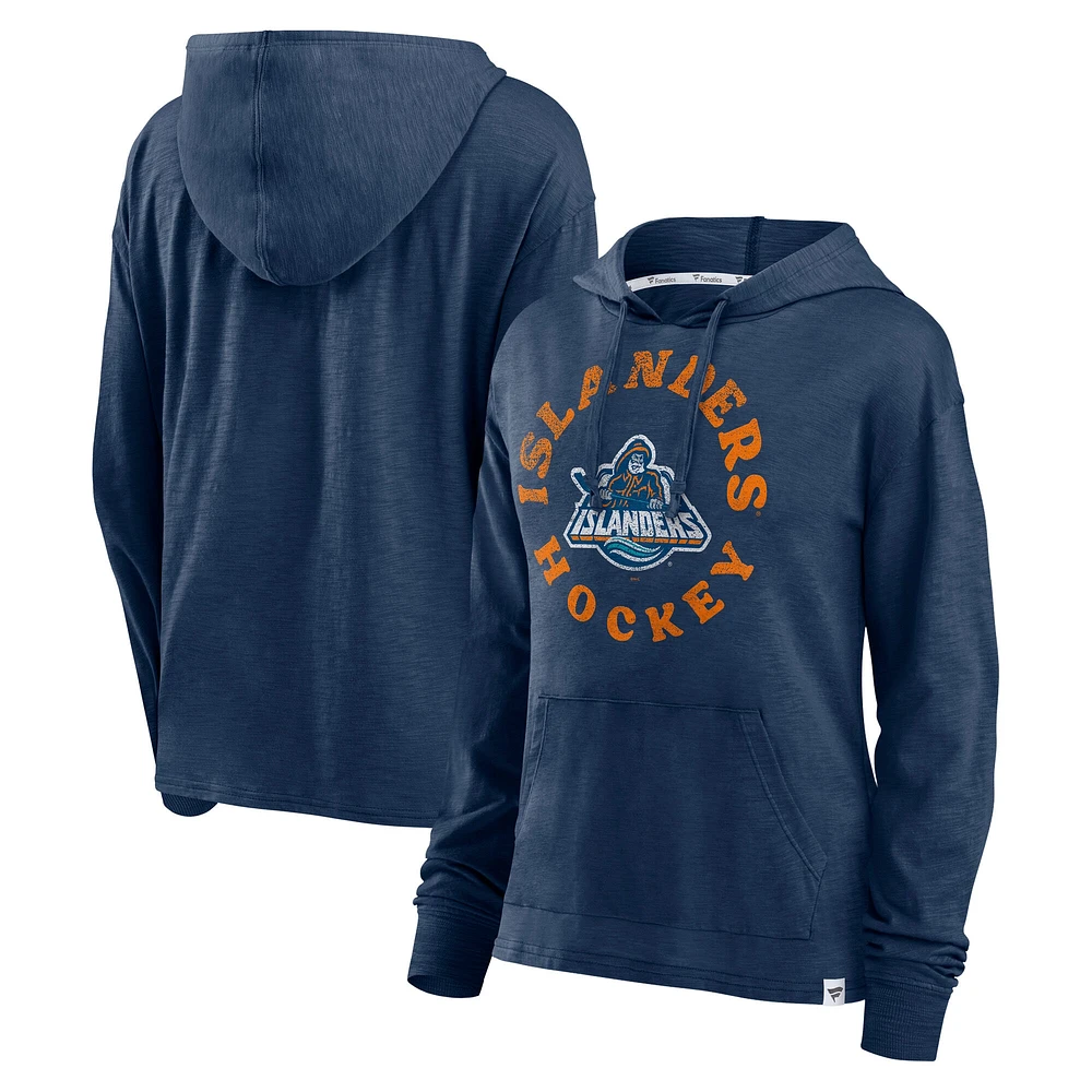 Women's Fanatics Navy New York Islanders Special Edition 2.0 Lightweight Pullover Hoodie