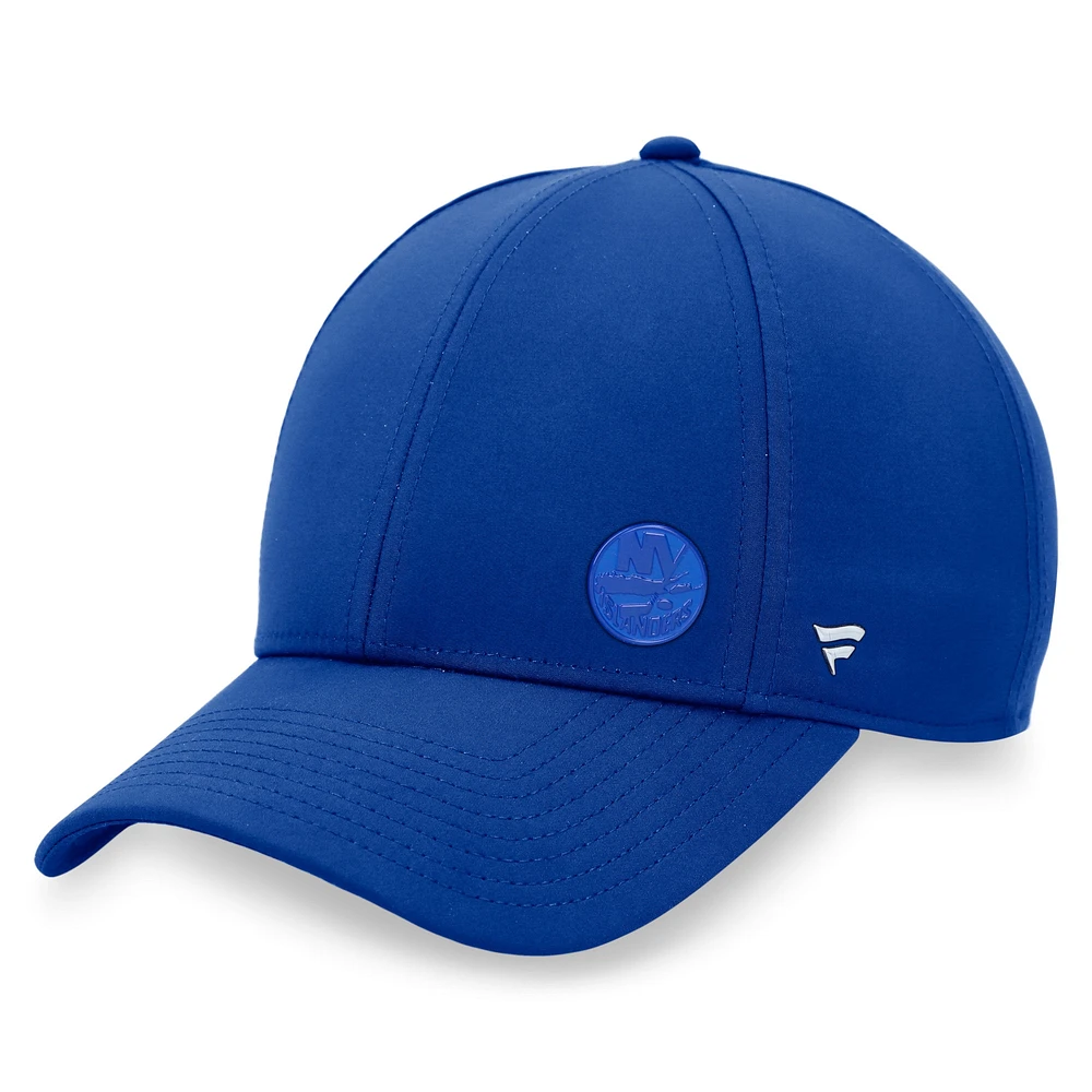 Casquette réglable structurée authentique Pro Road Fanatics Royal New York Islanders pour femmes