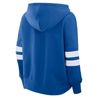 Women's Fanatics Royal New York Islanders Oversized Seize Pullover Hoodie
