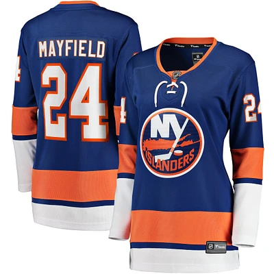 Maillot Breakaway Fanatics Scott Mayfield Royal New York Islanders pour femmes