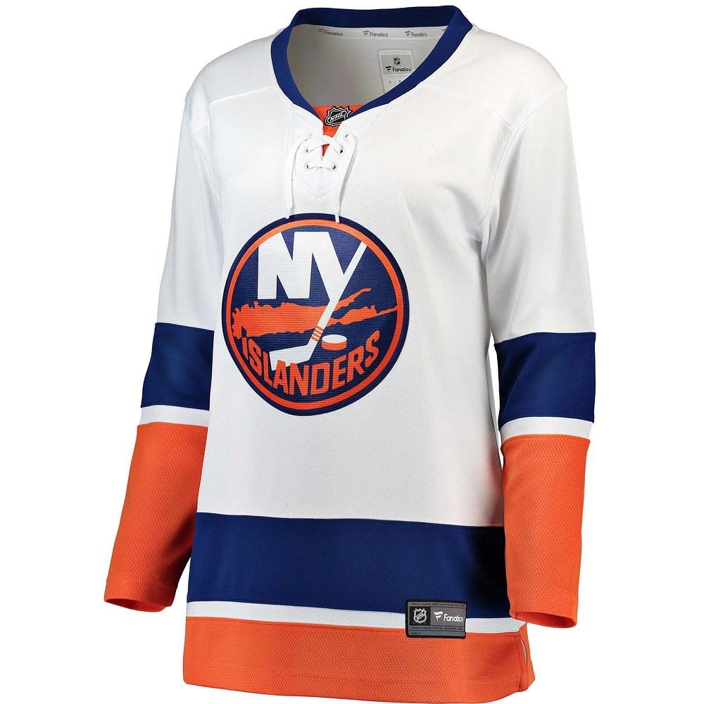 Women's Fanatics White New York Islanders Away Breakaway Jersey