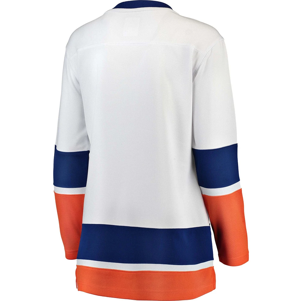 Women's Fanatics White New York Islanders Away Breakaway Jersey