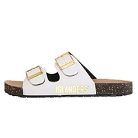 Women's FOCO New York Islanders Double-Buckle Sandals