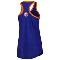 Women's G-III 4Her by Carl Banks Royal New York Islanders First Base Racerback Scoop Neck Tank Top