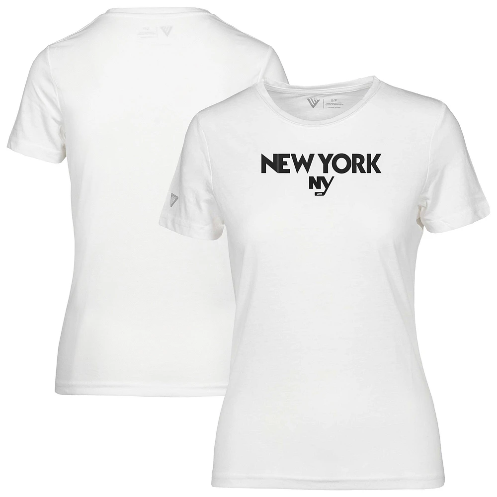 T-shirt blanc pour femme Levelwear New York Islanders Maddox City Capsule