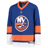 Maillot blanc réplique à domicile des Islanders de New York pour jeunes fanatiques bleu