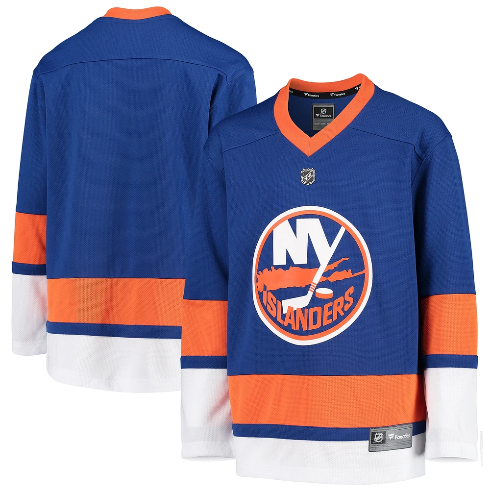 Youth Fanatics Blue New York Islanders Home Replica Blank Jersey