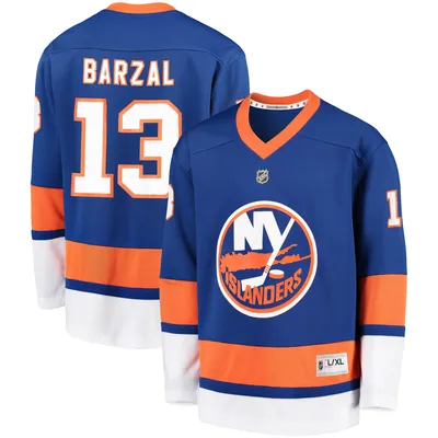 Fanatics Authentic Mathew Barzal New York Islanders Autographed Blue Alternate Adidas Jersey