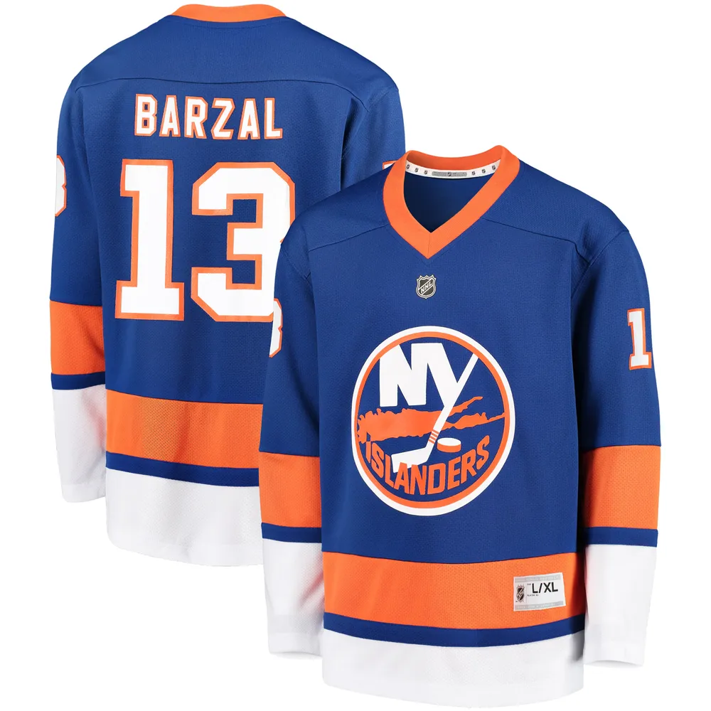 Maillot de réplique joueur à domicile des Royal New York Islanders Mathew Barzal pour jeunes