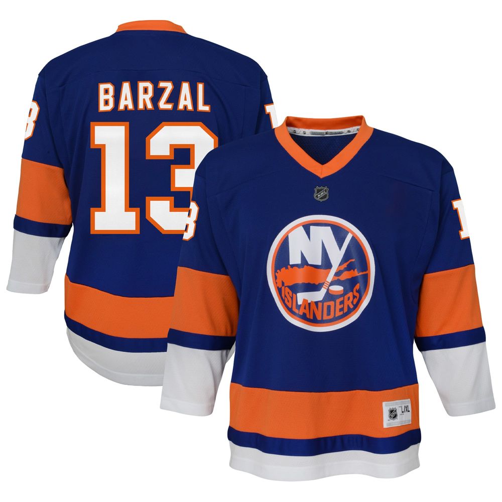 Outerstuff Kids' Youth Mathew Barzal Royal New York Islanders Home Player  Replica Jersey