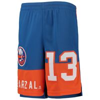 Youth Mathew Barzal Royal New York Islanders Pandemonium Name & Number Shorts