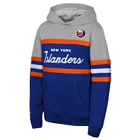 Youth Mitchell & Ness Royal New York Islanders Head Coach Pullover Hoodie