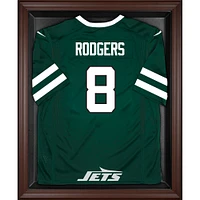  New York Jets Brown Framed Logo Jersey Display Case