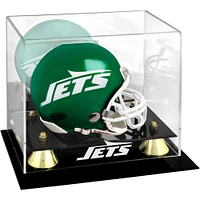 New York Jets Golden Classic Mini Helmet Display Case
